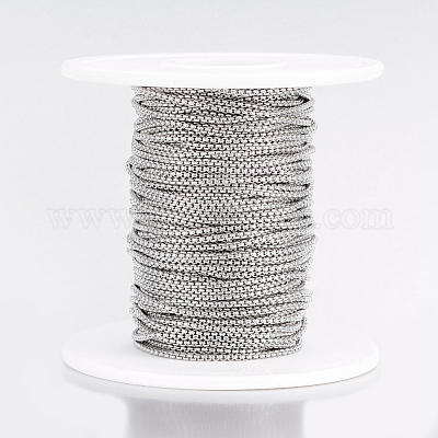 Устойчивые к потускнению венецианские цепи из нержавеющей стали 304/цепи-коробки CHS-H016-02P-10M-1