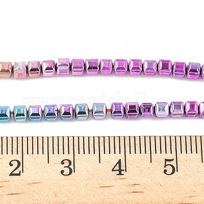 Гальванические нити из синтетических немагнитных гематитовых бусин G-A263-H01-02-1