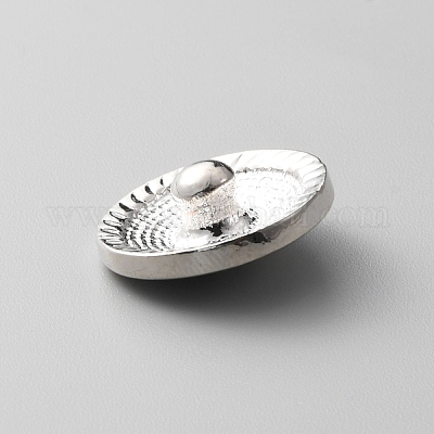 Пуговицы для украшений из сплава со стразами на рождественской теме FIND-WH0032-64P-1