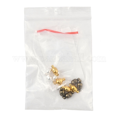 12 комплект 3-х цветных латунных магнитных застежек KK-FS0001-55B-1