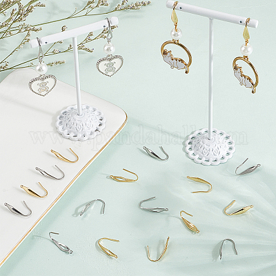 80 шт. 4 стиля крючков для сережек из нержавеющей стали 304 и 316 STAS-SC0009-21-1