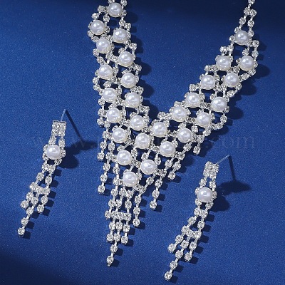 Ожерелья с подвесками в виде кисточек из сплава FS-WGB703E-01-1