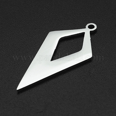 Подвески из нержавеющей стали 201 с открытой задней частью и безелем STAS-R111-LA067-15-1