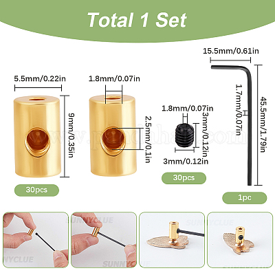 1 комплект штифтовых держателей запирающаяся застежка TOOL-SC0001-61G-1