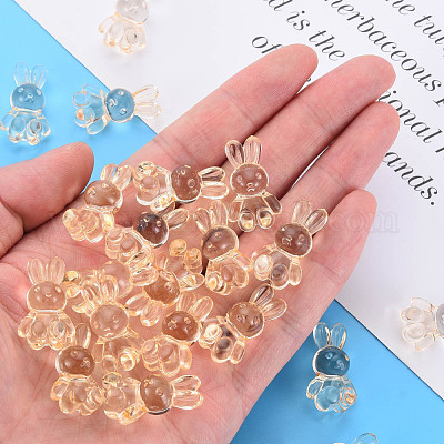 Прозрачные акриловые бусины MACR-S373-81-B04-1