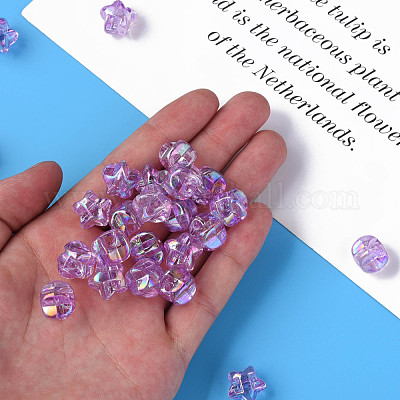 Прозрачные акриловые пуговицы с 1 отверстием MACR-S373-129-C06-1