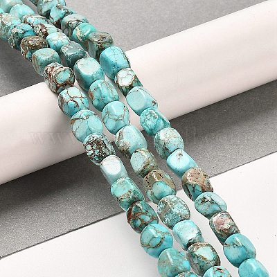 Бусы из натурального доломита G-F765-L04-01-1