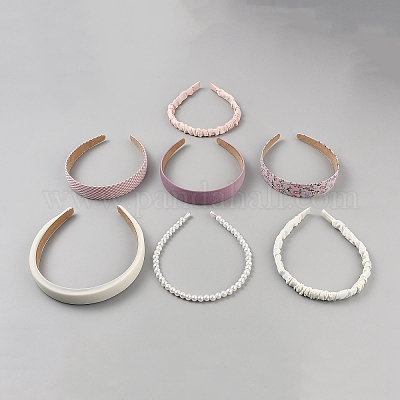 7 шт. пластиковые и полиэстеровые резинки для волос аксессуары для волос для женщин и девочек&nbsp;PHAR-WH20014-16A-1