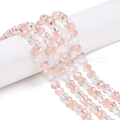 Прозрачные стеклянные бусины GLAA-T023-08A-1