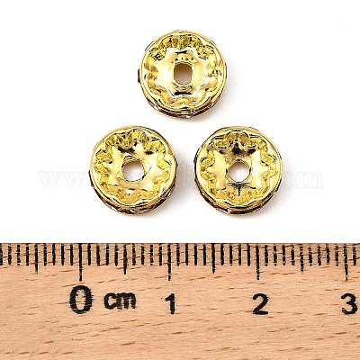 Латунь марки А горный хрусталь Spacer бисер&nbsp;RSB039NF-05G-1