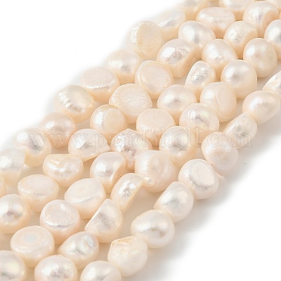 Нити из натурального культивированного пресноводного жемчуга PEAR-P064-19K-03B-1