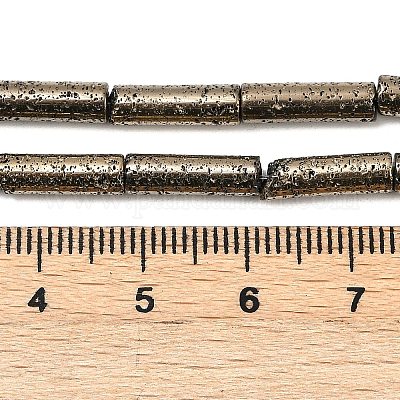 Гальванические бусины из натуральной лавы G-K388-03B-07-1