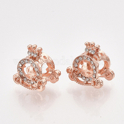 Сплавочные европейские бусины MPDL-S067-032RG-1