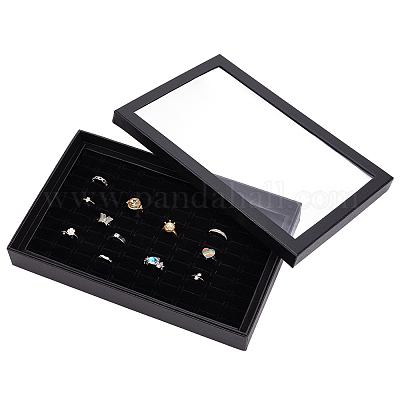 Wholesale Jewelry Rings Display Box Storage Tray Earring Ring