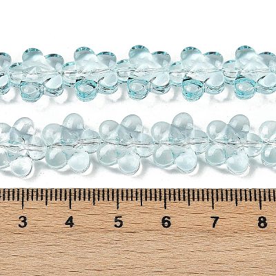 Прозрачные стеклянные бусины GLAA-H038-02C-1