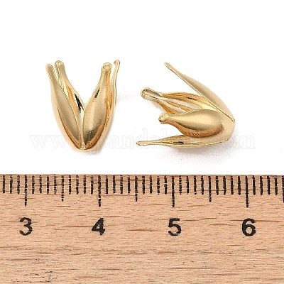 Шапочки и конусы для бусин KK-P259-02G-1