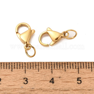 Ионное покрытие (ip) застежки-лобстеры из нержавеющей стали 304 STAS-AB12-G-02-1