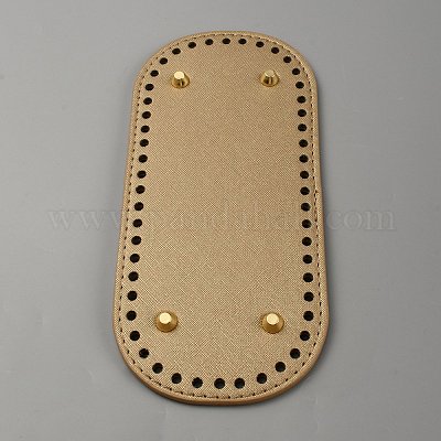 Овальные сумки из искусственной кожи для вязания крючком для ногтевого ложа&nbsp;PURS-WH0001-62A-1