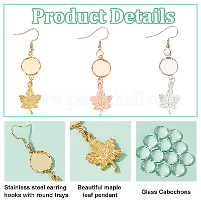 Фурнитура для сережек-подвесок из нержавеющей стали 304 EJEW-GA00003-1