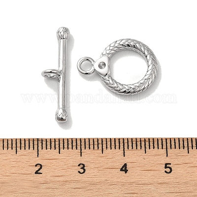 Латунная застежка-переключатель со стразами KK-H455-55P-1