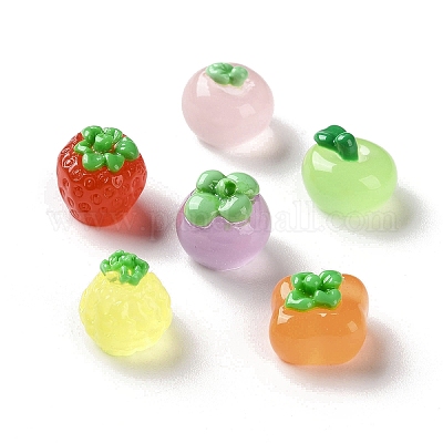 Светящиеся кабошоны из прозрачной смолы RESI-K043-27-1