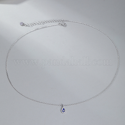 Модное серебряное ожерелье с кулоном от сглаза из циркона для женщин CK8149-1