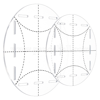 2 шт. 2 акриловые линейки для квилтинга DIY-AR0002-54-1