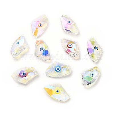 Прозрачные стеклянные бусины GLAA-F121-12-1