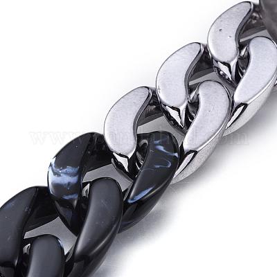 Бордюрные цепи ручной работы AJEW-JB00568-03-1