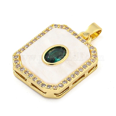 Латунные микро проложить кубического циркония подвески FIND-Z044-04B-1