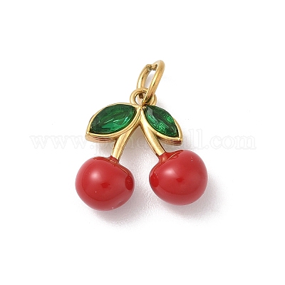 Подвески из нержавеющей стали 304 с эмалью STAS-I349-01G-05-1