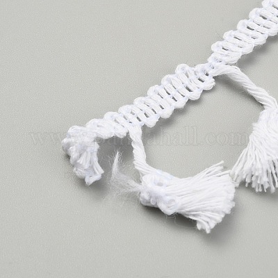 Ruban pompon en coton&nbsp;OCOR-WH0079-36B-1