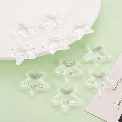 Прозрачные акриловые бусины&nbsp;TACR-S154-58B-205-1