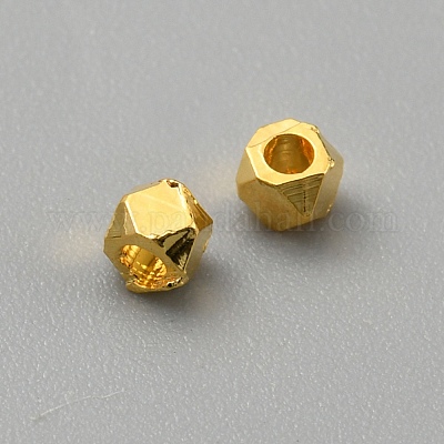 Латунь куб бусы KK-WH0062-82-1