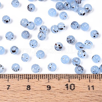 Краски для выпечки стеклянные бусины DGLA-T005-01A-04-1