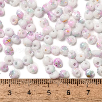 Выпечка краска стеклянные бусины SEED-F006-01A-13-1