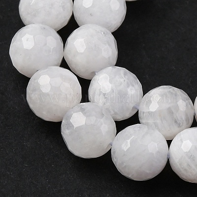 Бусины из натурального радужного лунного камня G-J403-04B-8mm-1