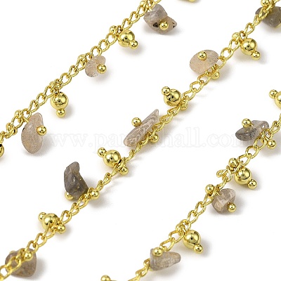 Звенья цепи из латунных самородков ручной работы CHC-L053-11G-01-1