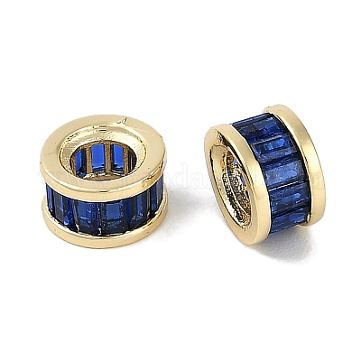 Латунные микро проложить Цирконий Европейский бисером KK-I719-20B-G-1