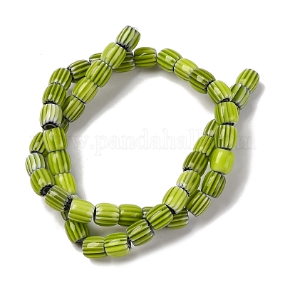 Бусы лэмпворк ручной работы LAMP-K041-01B-26-1