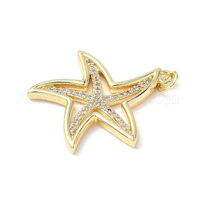 Латунные микро проложить кубического циркония подвески KK-C104-18G-1