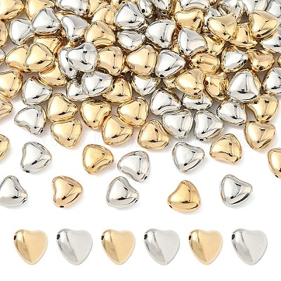 120шт 2 цвета пластиковые бусины ccb&nbsp;CCB-YW0001-58-1