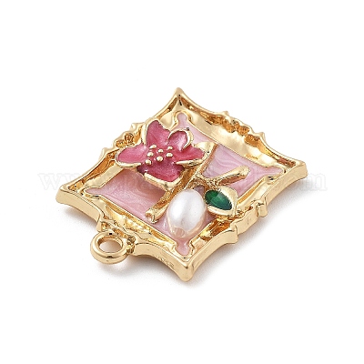 Подвески из эмали и сплава FIND-G089-02G-04-1