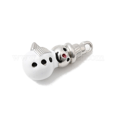 Рождественские латунные эмалевые подвески KK-L258-05P-A01-1