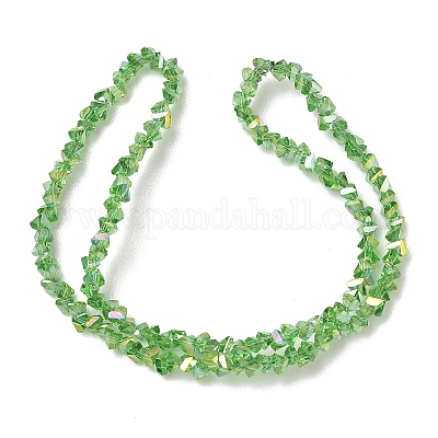 Гальванизируйте прозрачное стекло бисер нитей EGLA-P061-04C-AB21-1