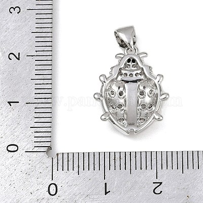 Латунные микро проложить кубического циркония подвески KK-A260-07D-P-1