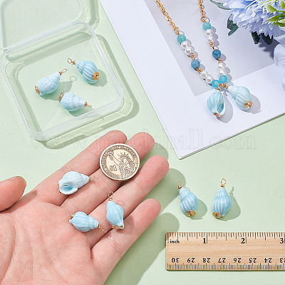 10 шт. Фарфоровые подвески ручной работы&nbsp;PALLOY-WR00018-1