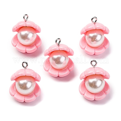 Подвески из непрозрачной смолы RESI-P043-01P-02-1