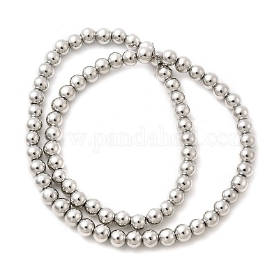 Стеклянные бусины с гальваническим покрытием  EGLA-F166-01B-P-1