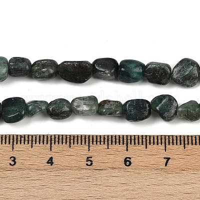 Естественный зеленый кварцевые нити бисера G-Q060-D13-1